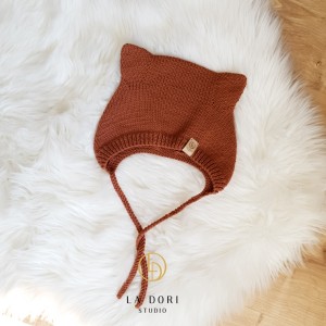 KITTY BONNET Merino Brick