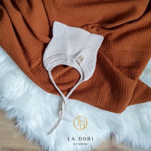 KITTY BONNET Pudrowy