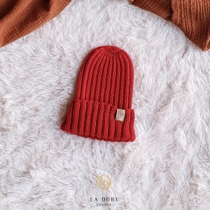RIBBING BEANIE Rdza