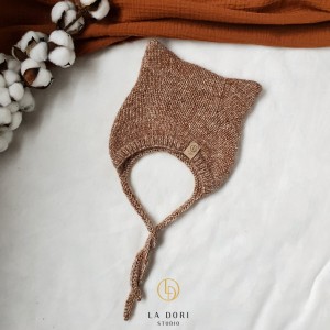 WINTER KITTY BONNET Carmel