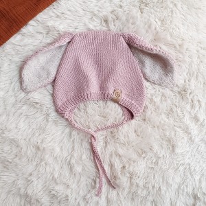 BUNNY BONNET Jasny róż