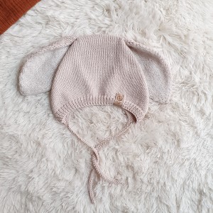 BUNNY BONNET Pudrowy