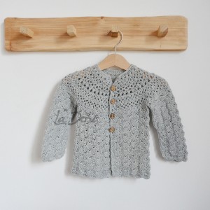 OH GIRL CARDIGAN Jasny Szary