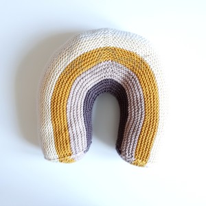 Rainbow cushion BEIGE