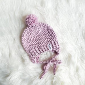 POM-POM BEANIE Jasny róż