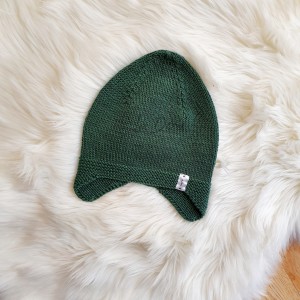 SIMPLE BEANIE Butelkowa zieleń