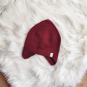 SIMPLE BEANIE Burgund